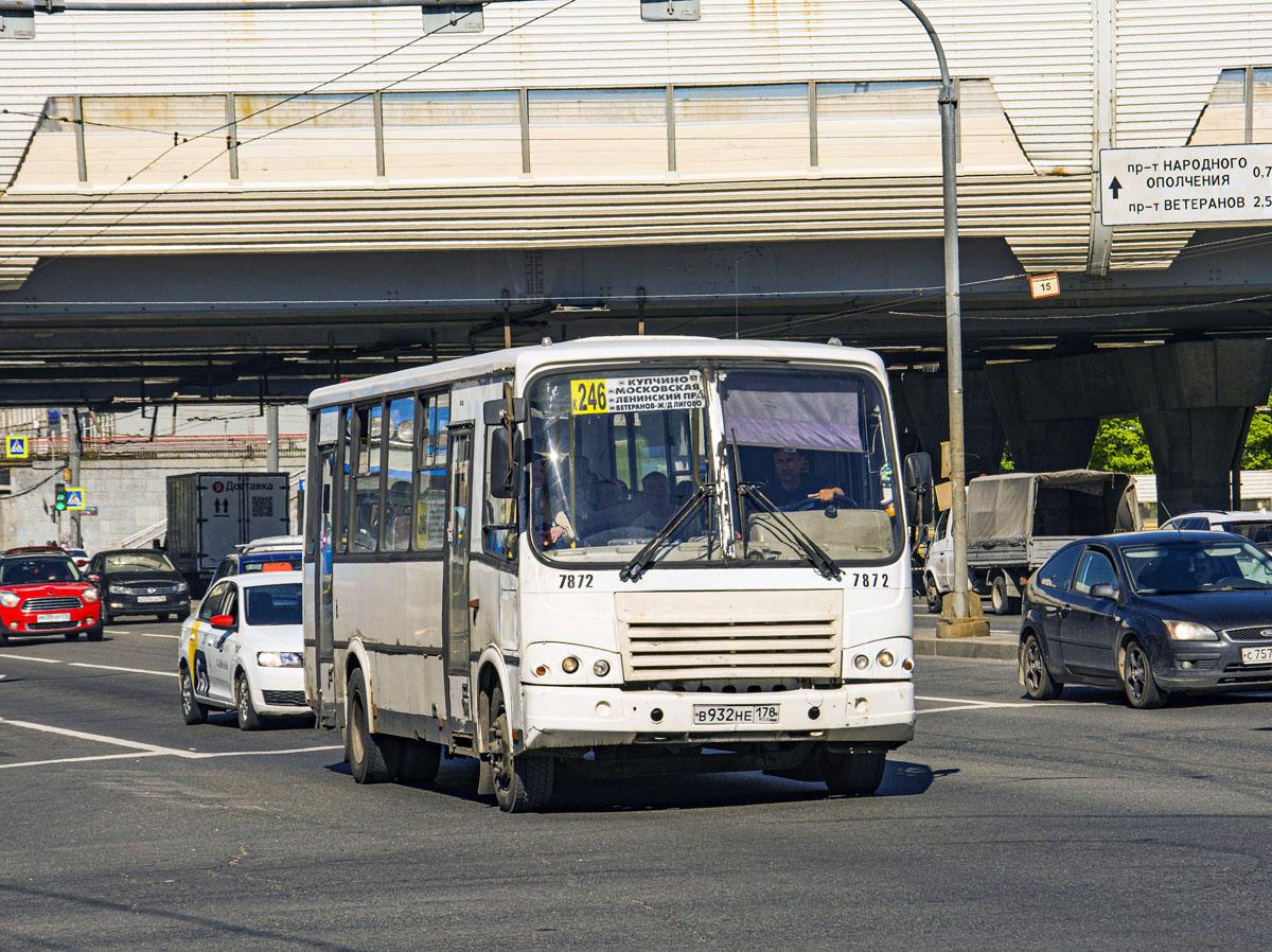 Санкт-Петербург, ПАЗ-320412-05 № 7872