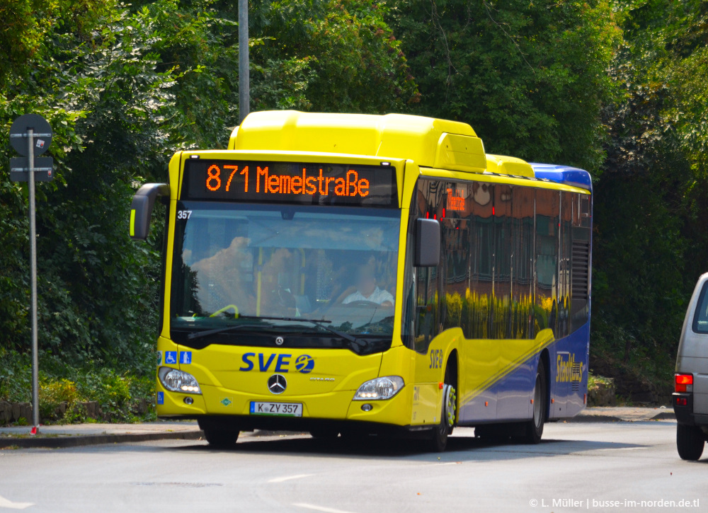 Северный Рейн-Вестфалия, Mercedes-Benz Citaro C2 NGT № 357