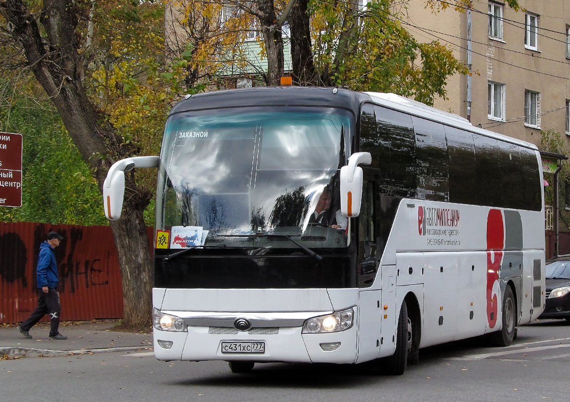 Москва, Yutong ZK6122H9 № С 431 ХС 777