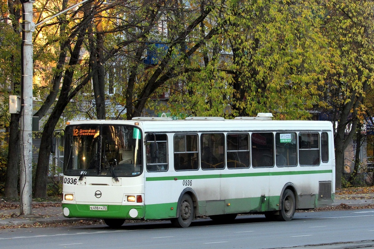 Вологодская область, ЛиАЗ-5256.26 № 0936