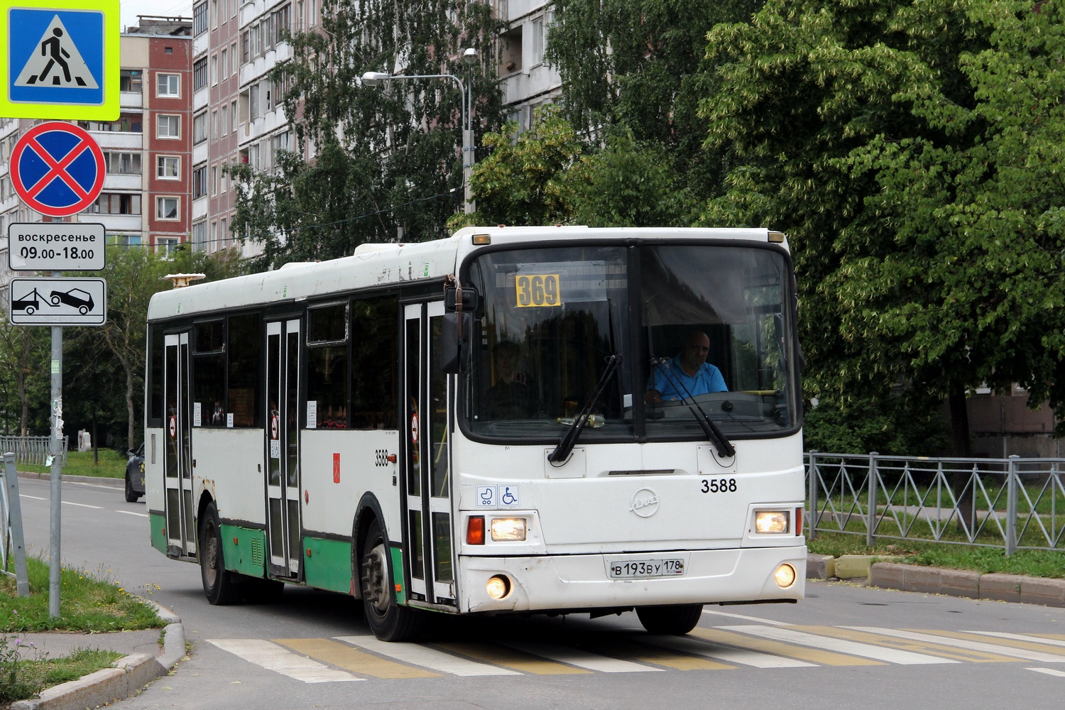 Санкт-Петербург, ЛиАЗ-5293.53 № 3588