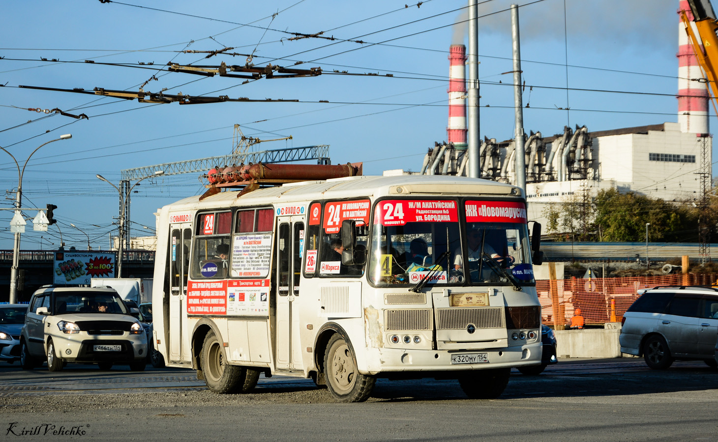 Новосибирская область, ПАЗ-32054 № К 320 МУ 154