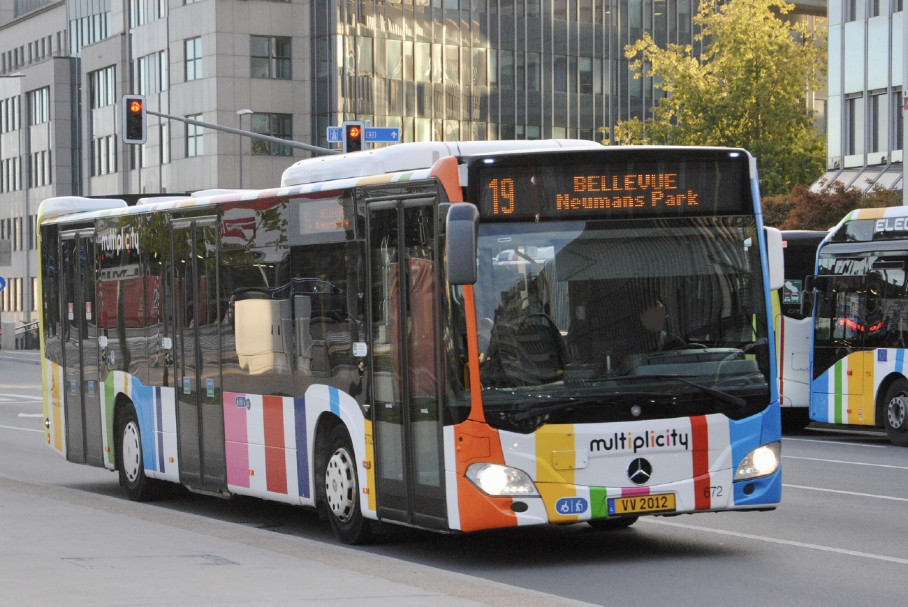 Luxembourg, Mercedes-Benz Citaro C2 # 672