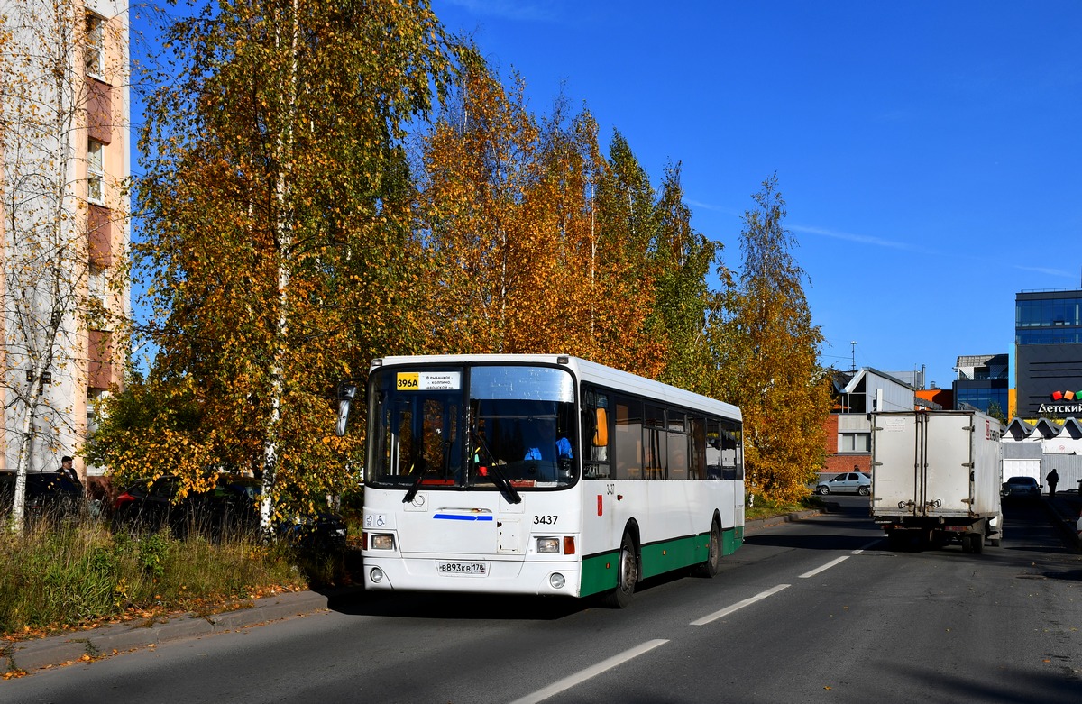 Санкт-Петербург, ЛиАЗ-5293.53 № 3437