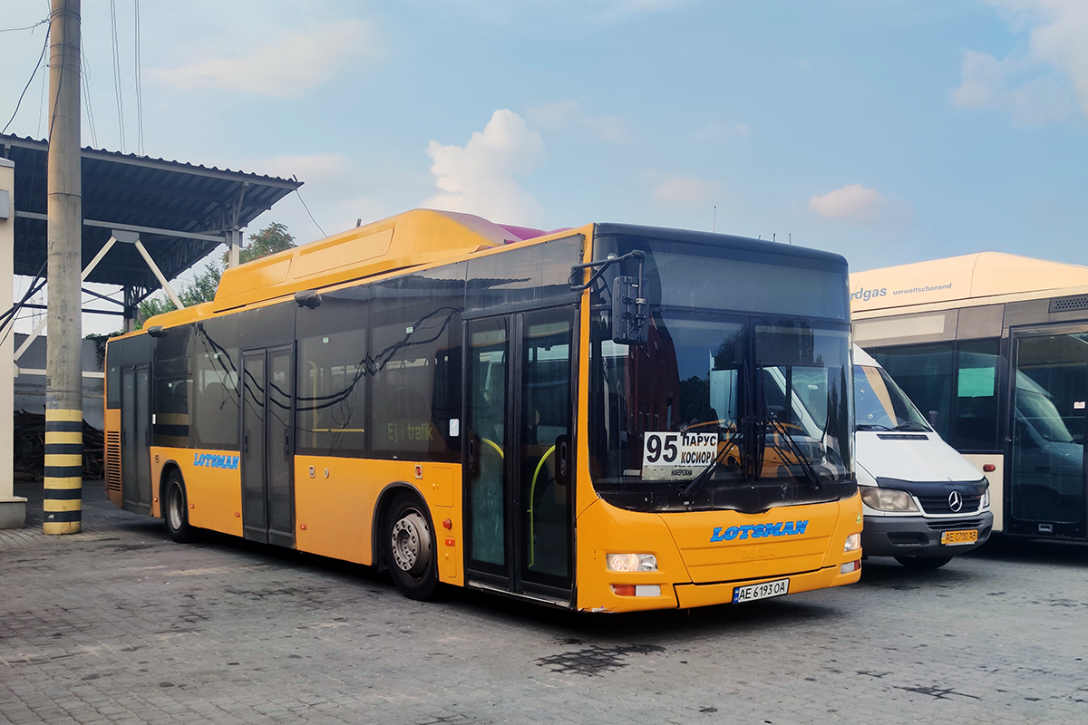 Днепропетровская область, MAN A21 Lion's City NL313 CNG № AE 6193 OA