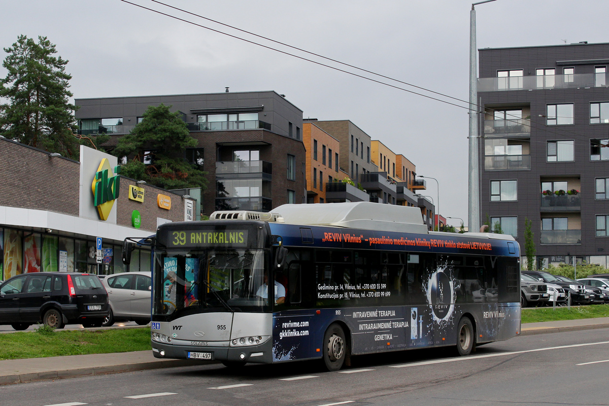 Литва, Solaris Urbino III 12 CNG № 955