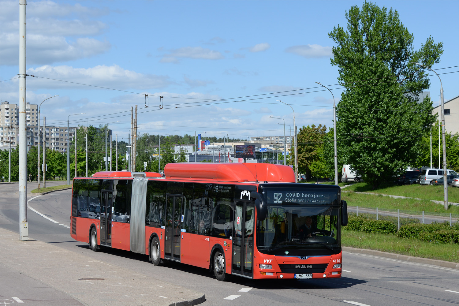 Lithuania, MAN A23 Lion's City G NG313 CNG # 4176