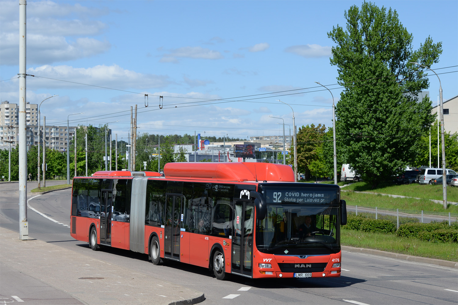 Литва, MAN A23 Lion's City G NG313 CNG № 4176