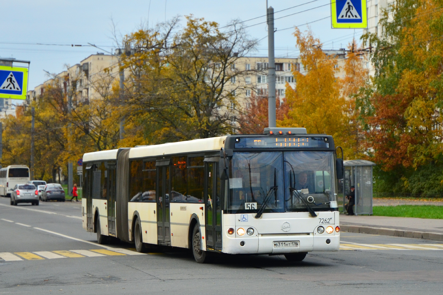 Санкт-Петербург, ЛиАЗ-6213.20 № 7262