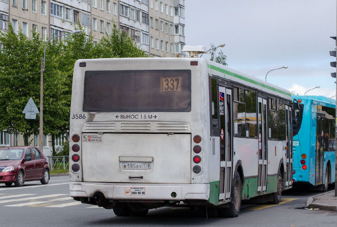 Санкт-Петербург, ЛиАЗ-5293.53 № 3586