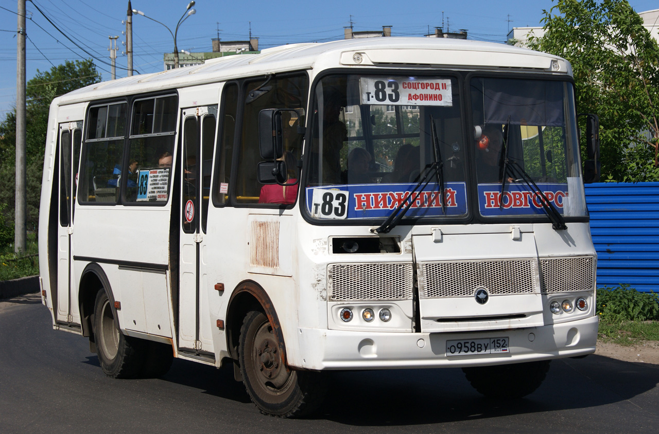 Нижегородская область, ПАЗ-32054 № О 958 ВУ 152