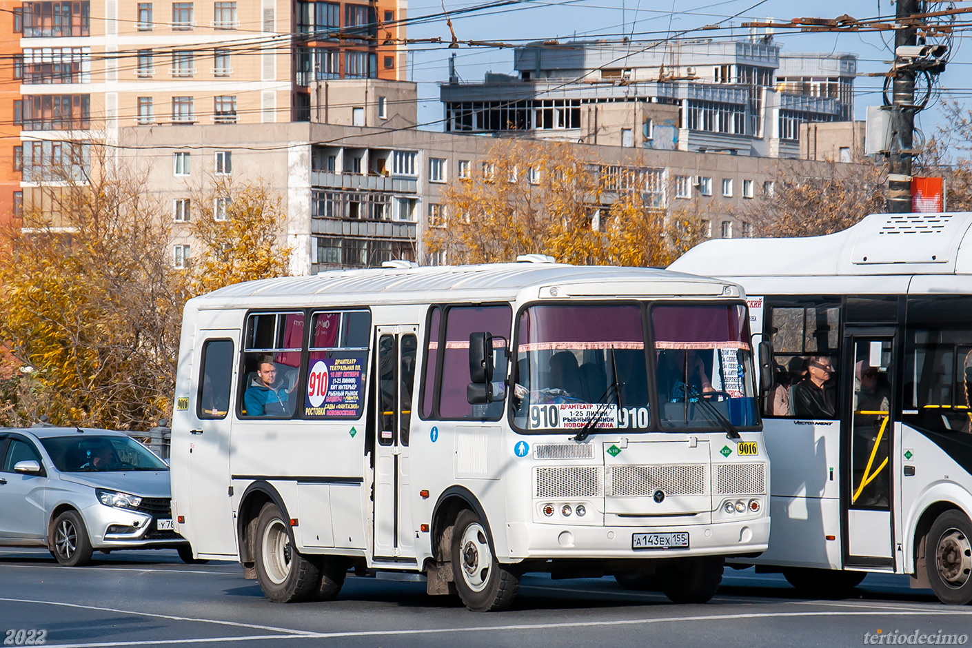 Омская область, ПАЗ-320530-02 № 9016