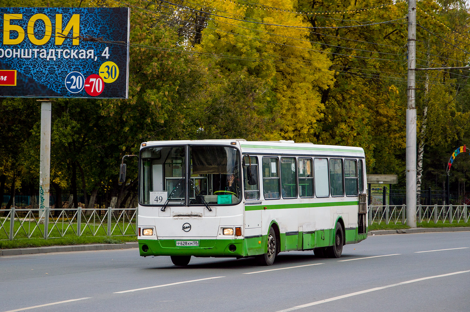 Пензенская область, ЛиАЗ-5256.45 № Р 628 КМ 58