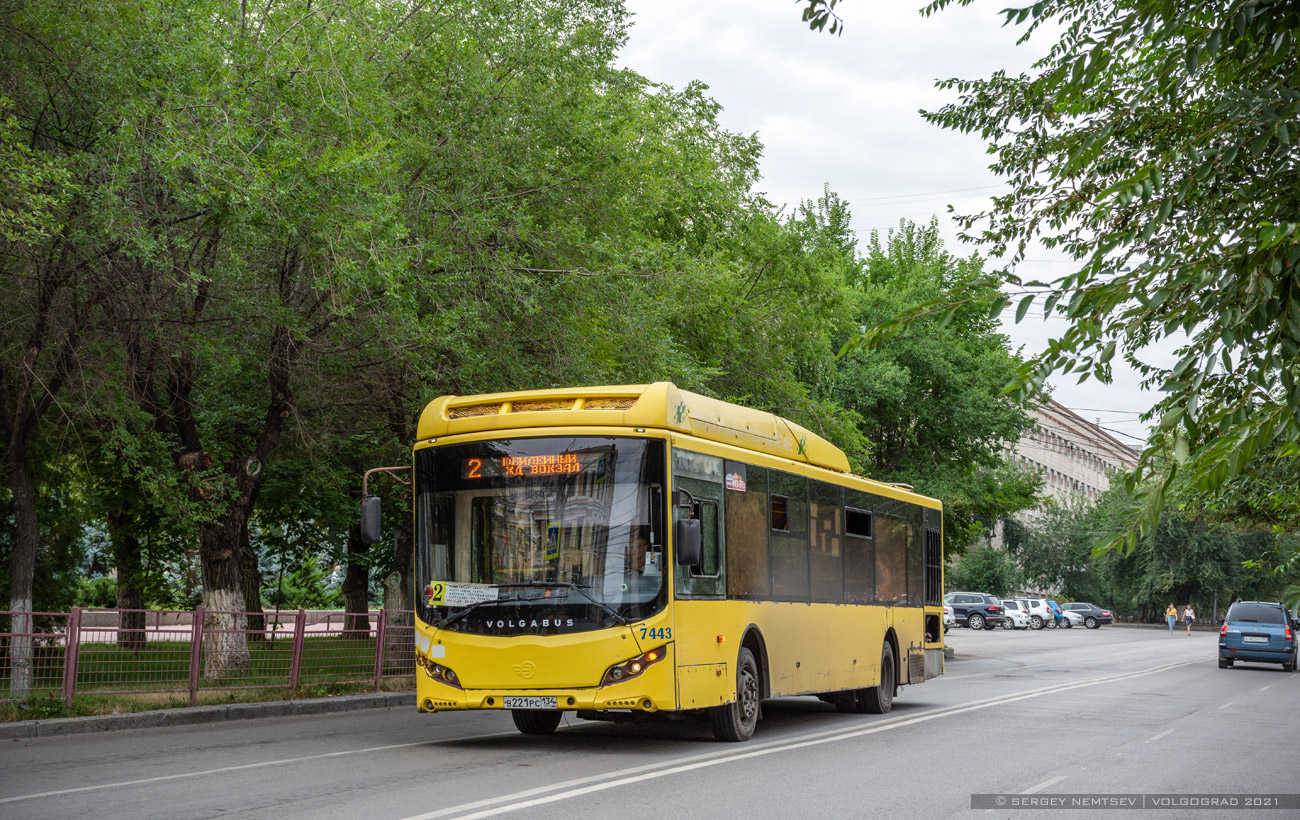 Волгоградская область, Volgabus-5270.G2 (CNG) № 7443