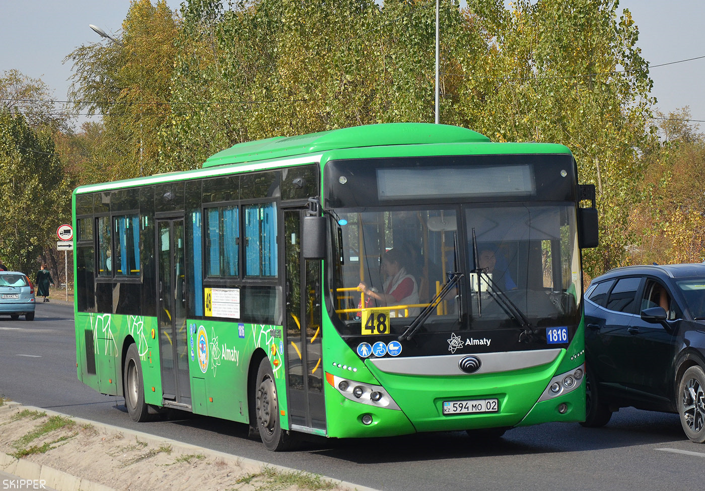 Алматы, Yutong ZK6118HGA № 1816