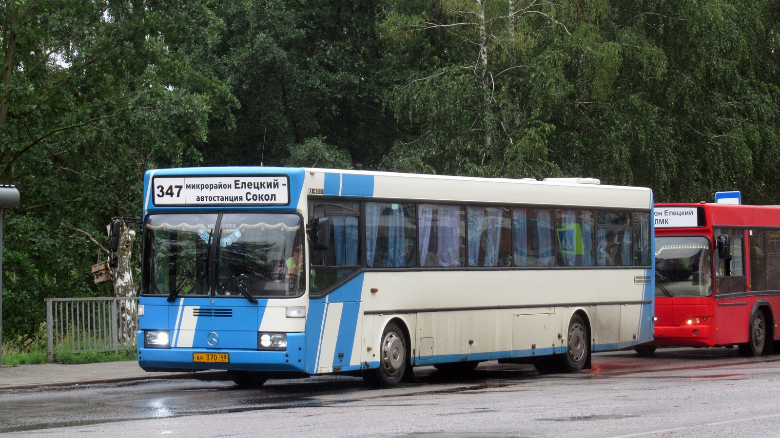 Lipetsk region, Mercedes-Benz O405 Nr. АН 370 48