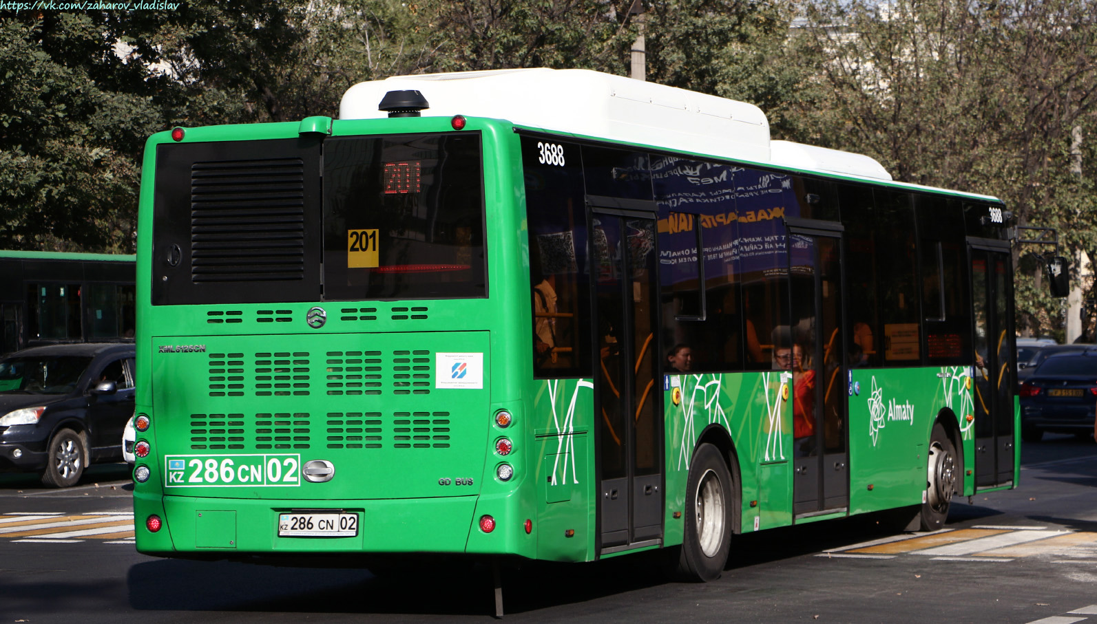 Алматы, Golden Dragon XML6125CN (Hyundai Trans Auto) № 3688