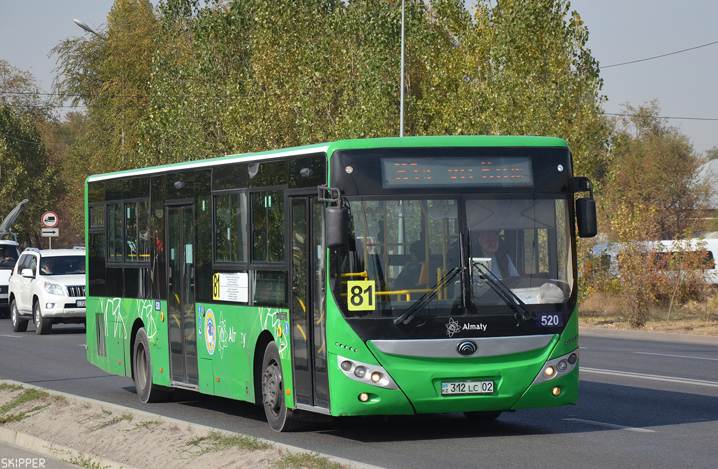 Алматы, Yutong ZK6118HGA № 520