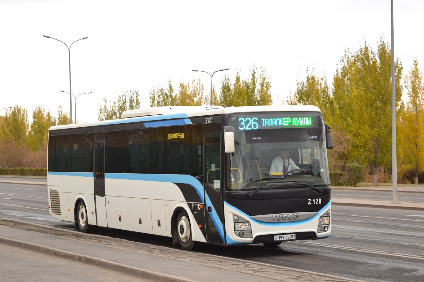 Астана, IVECO Crossway LINE 13M (СарыаркаАвтоПром) № Z120