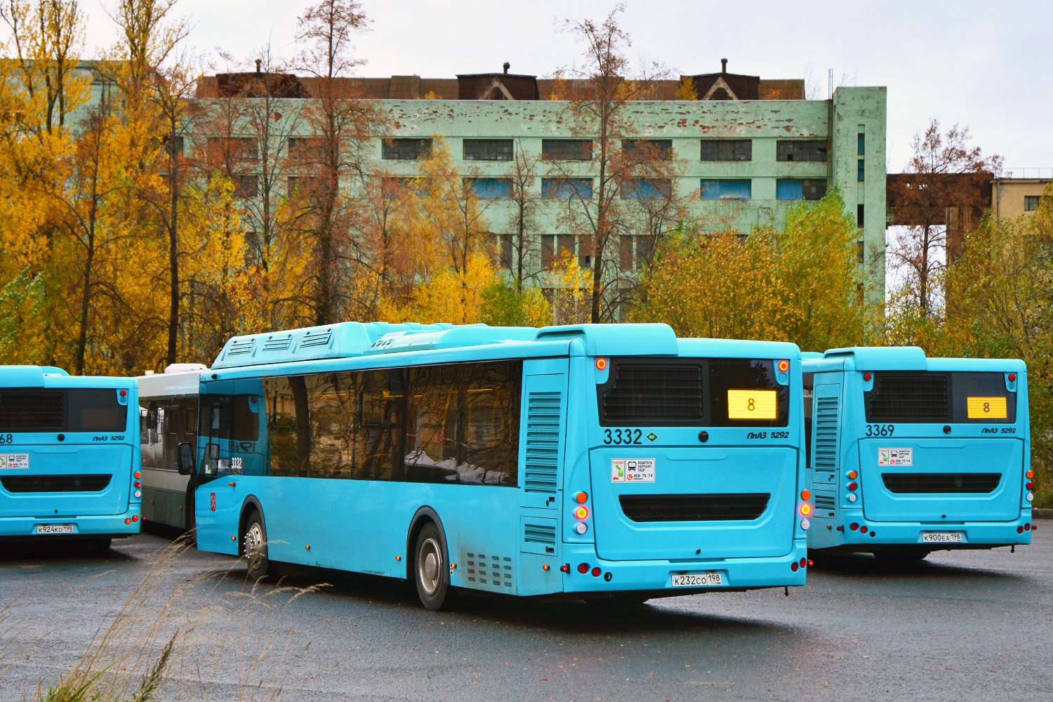 Санкт-Петербург, ЛиАЗ-5292.67 (CNG) № 3332