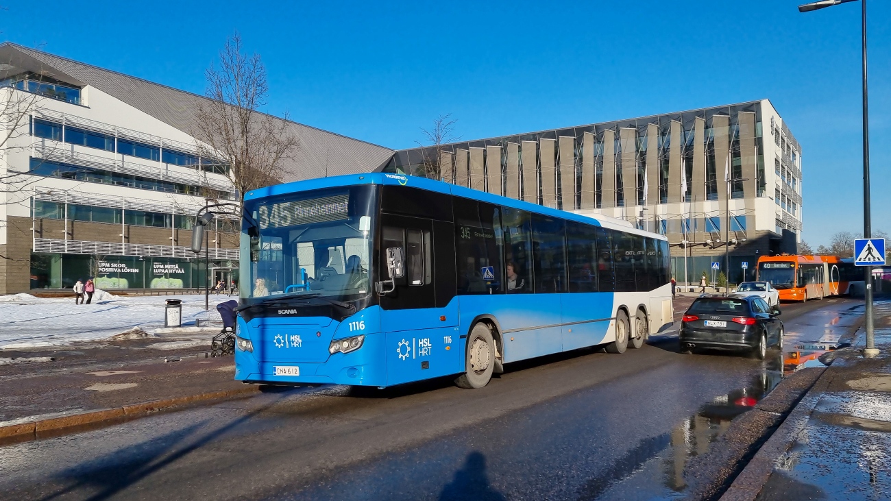 Финляндия, Scania Citywide LE Suburban 14.49 № 1116