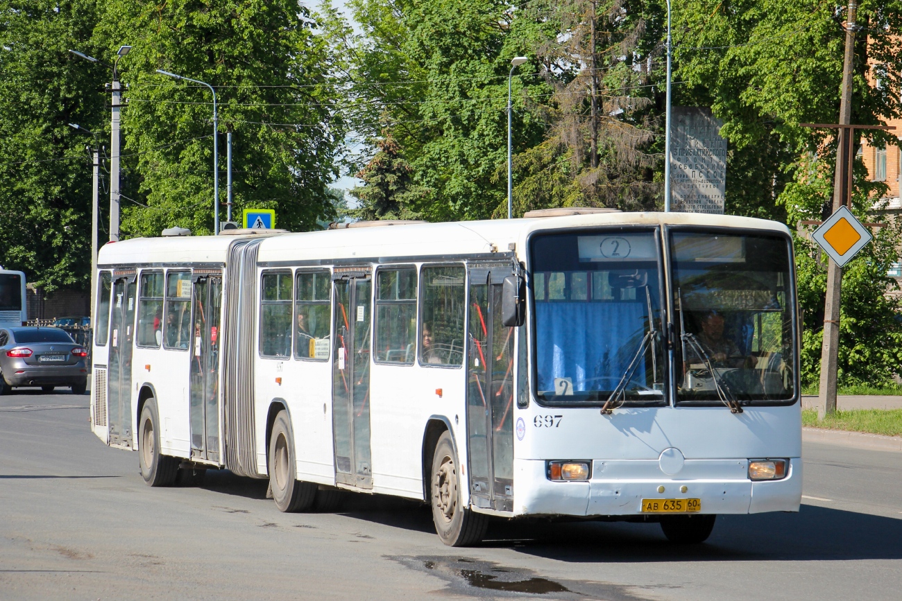 Псковская область, Mercedes-Benz O345G № 697