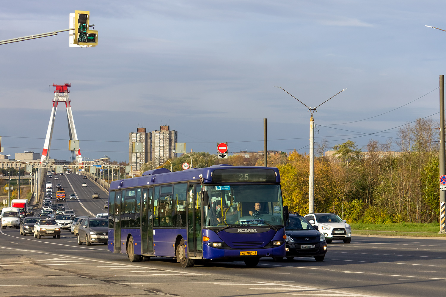 Вологодская область, Scania OmniLink I (Скания-Питер) № АЕ 782 35