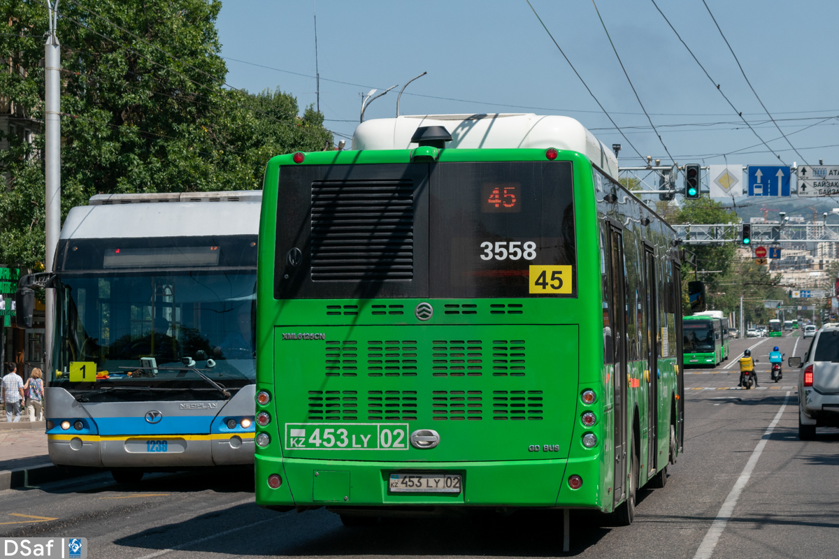 Алматы, Golden Dragon XML6125CN (Hyundai Trans Auto) № 3558