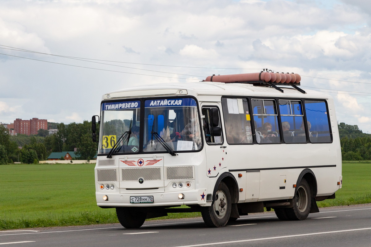 Томская область, ПАЗ-32054 № С 728 НН 70