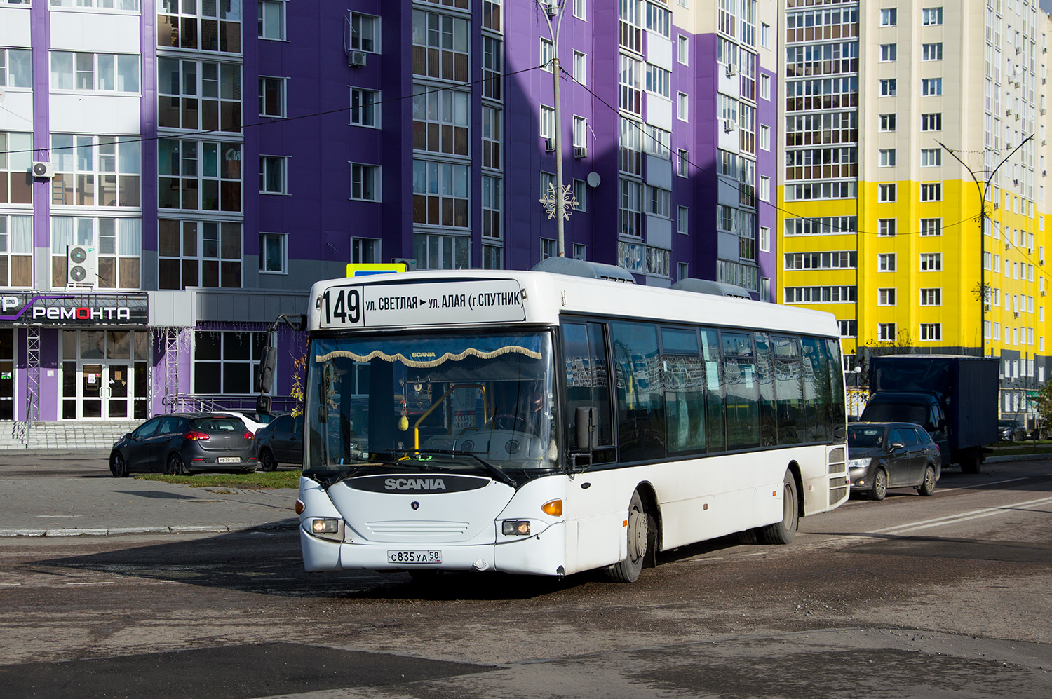 Penza region, Scania OmniLink I (Scania-St.Petersburg) Nr. С 835 УА 58