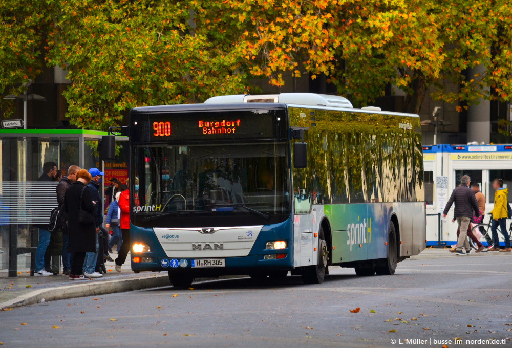 Нижняя Саксония, MAN A20 Lion's City Ü NÜ323 № 1305