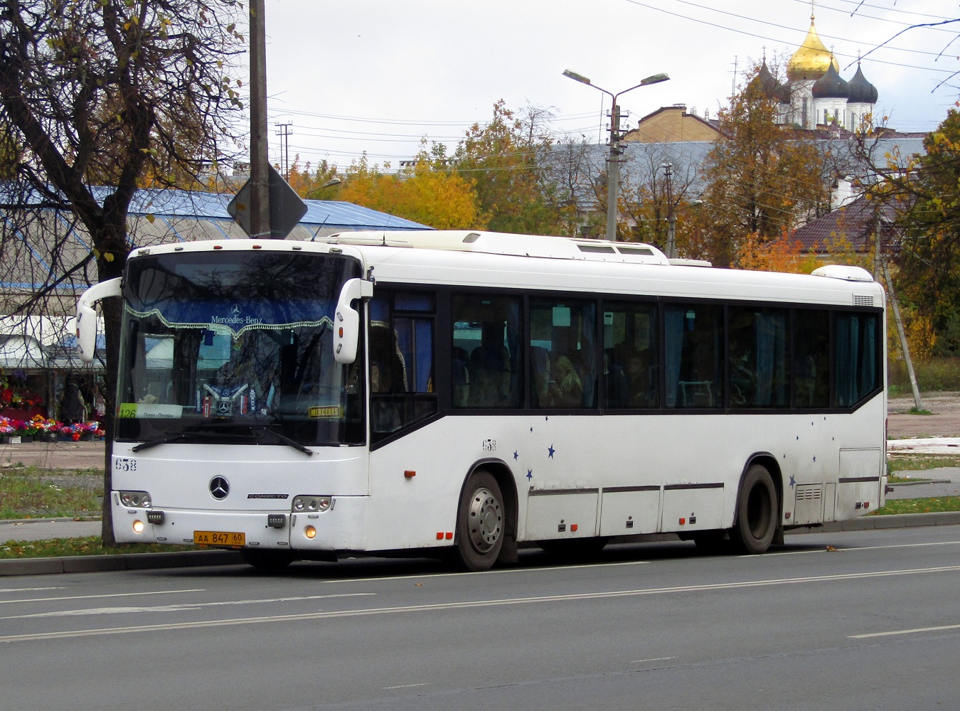 Псковская область, Mercedes-Benz O345 Conecto H № 638