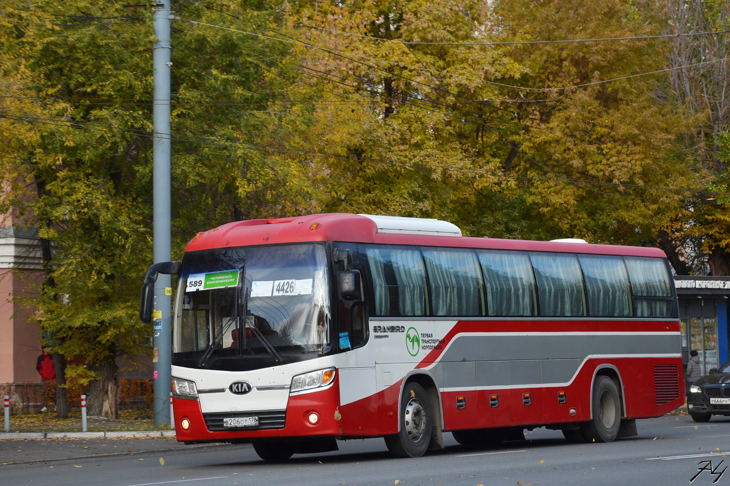 Челябинская область, Kia Granbird № В 206 ОТ 178