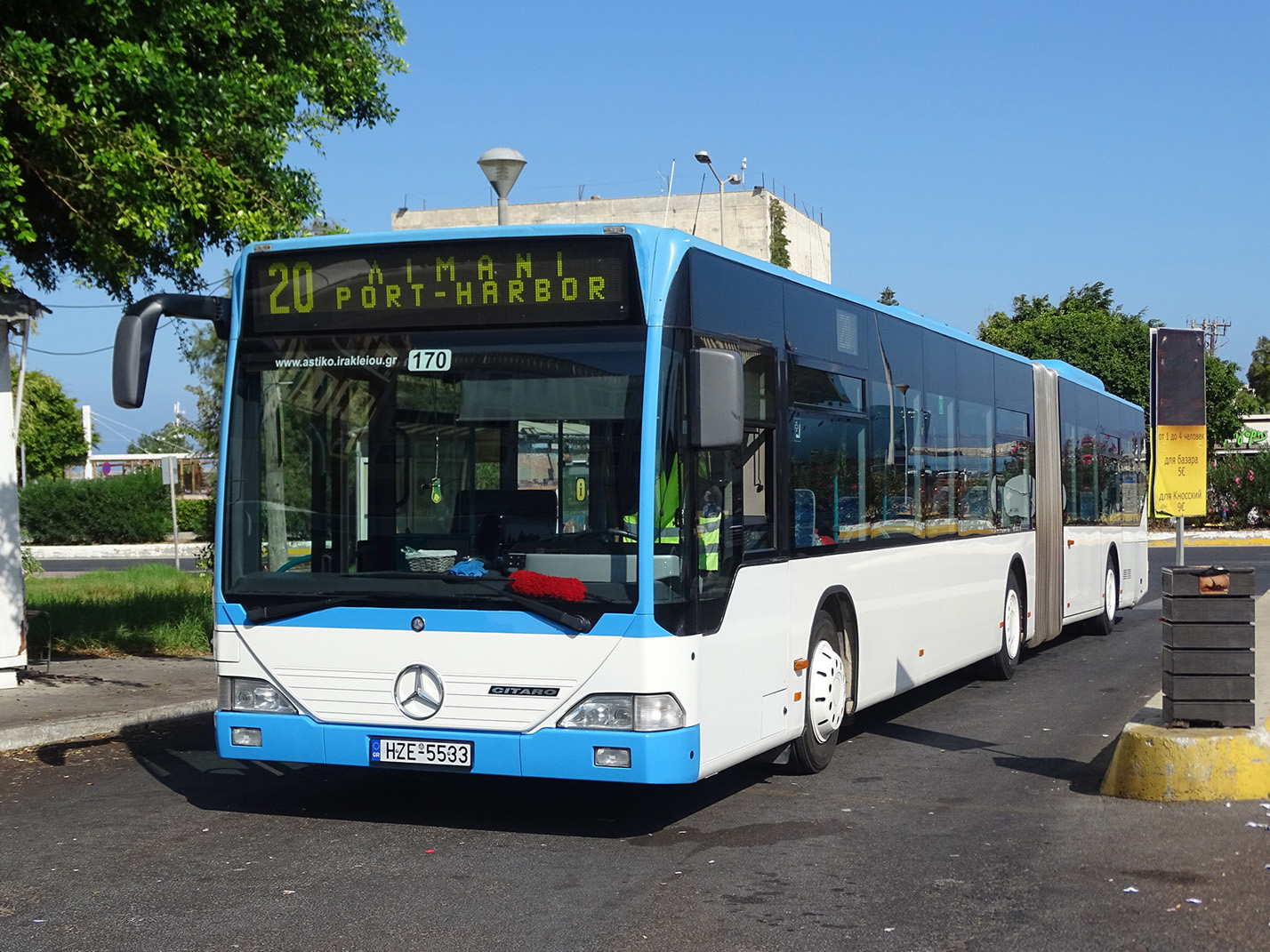 Řecko, Mercedes-Benz O530G Citaro G č. 170