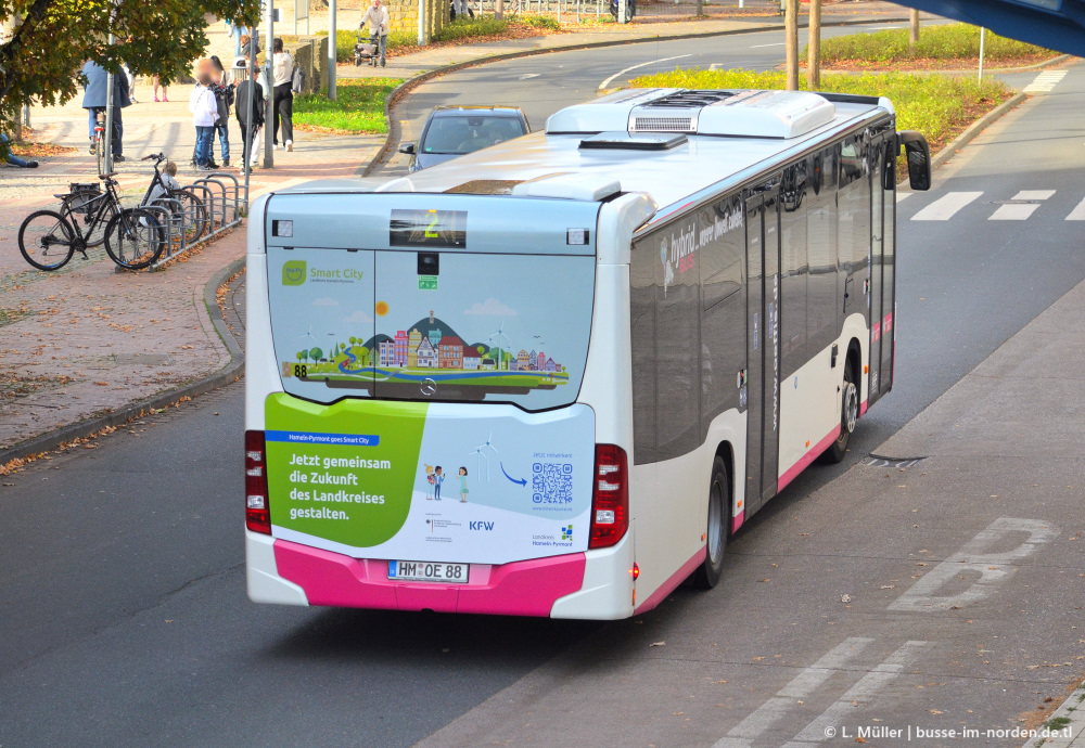 Нижняя Саксония, Mercedes-Benz Citaro C2 hybrid № 88