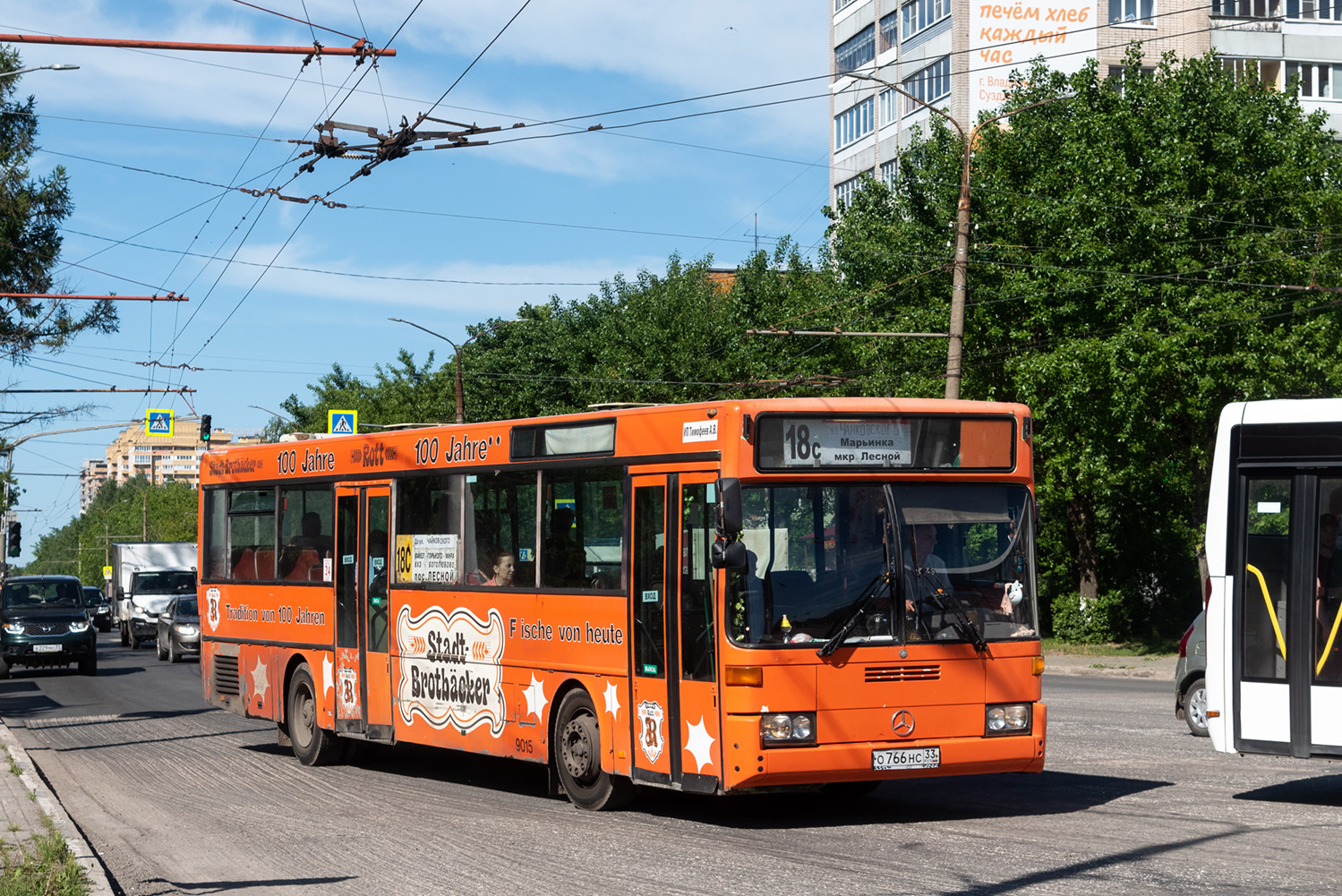 Vladimir region, Mercedes-Benz O405 # О 766 НС 33