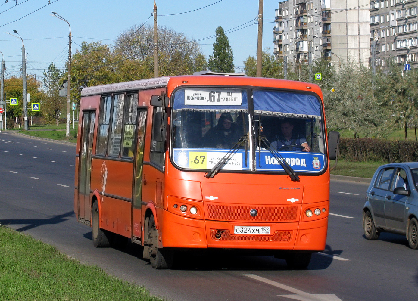 Nizhegorodskaya region, PAZ-320414-05 "Vektor" Nr. О 324 ХМ 152