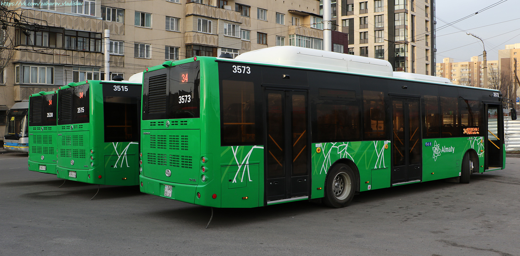 Almaty, Golden Dragon XML6125CN (Hyundai Trans Auto) # 3573