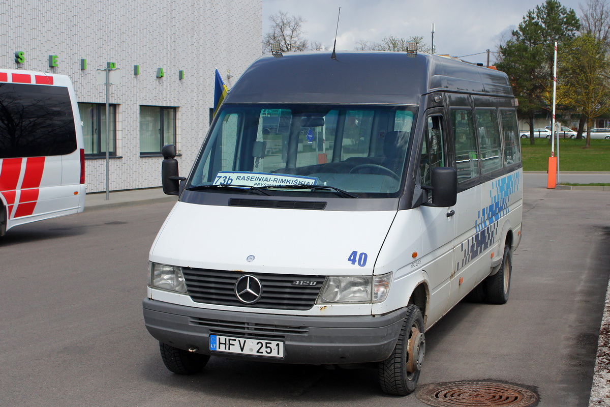 Литва, Mercedes-Benz Sprinter W904 412D № 40