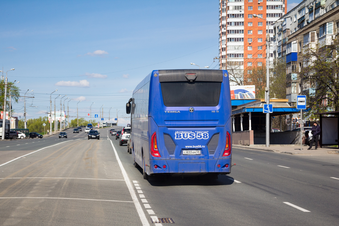 Пензенская область, TEMSA HD 13 № С 833 АМ 58