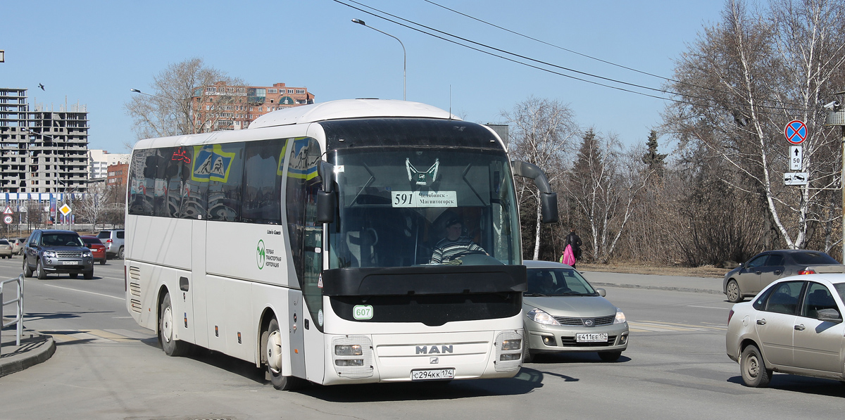 Челябинская область, MAN R07 Lion's Coach RHC444 № 607