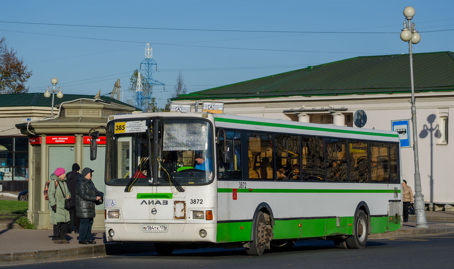 Санкт-Петербург, ЛиАЗ-5293.60 № 3872