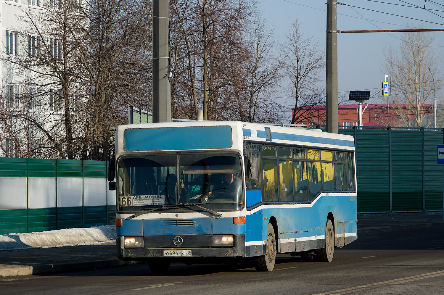 Пензенская область, Mercedes-Benz O405N2 № О 694 МК 58