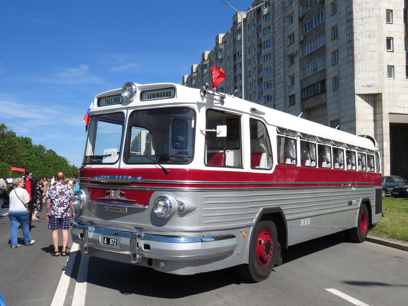 Эстония, ЗиС-127 № 3001; Санкт-Петербург — IV Петербургский парад ретро-транспорта 26 мая 2018 г.