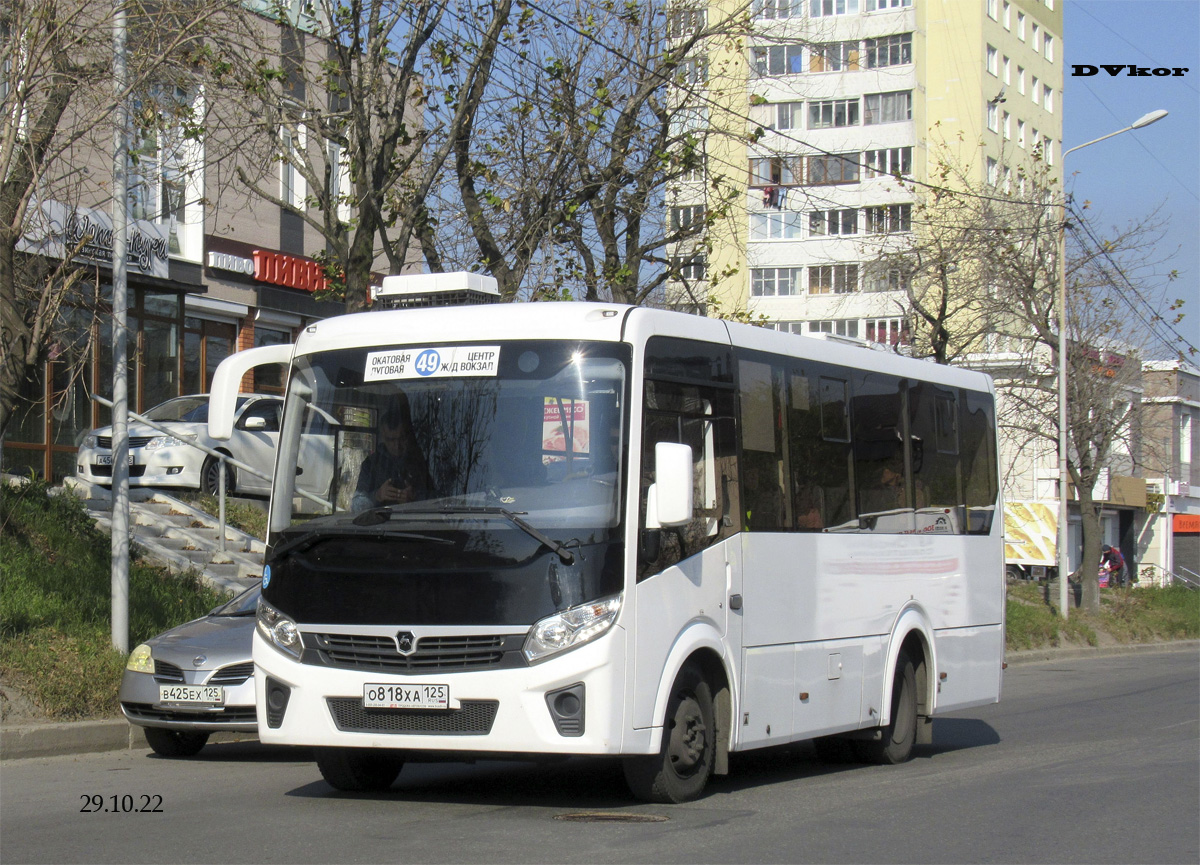 Приморский край, ПАЗ-320435-04 "Vector Next" № О 818 ХА 125