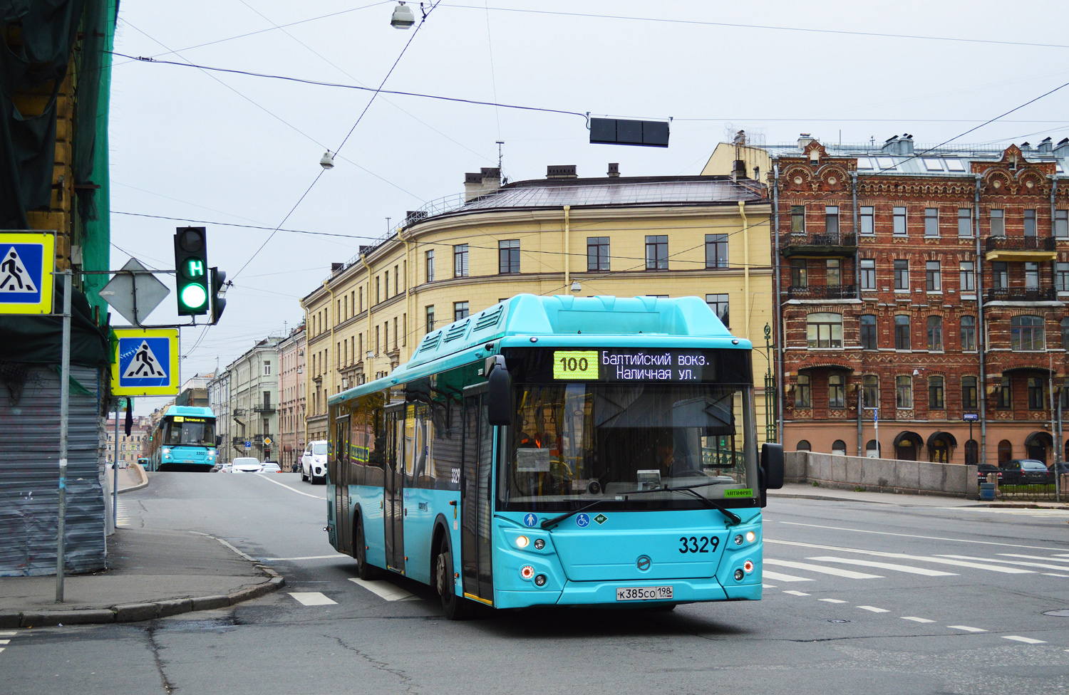 Санкт-Петербург, ЛиАЗ-5292.67 (CNG) № 3329