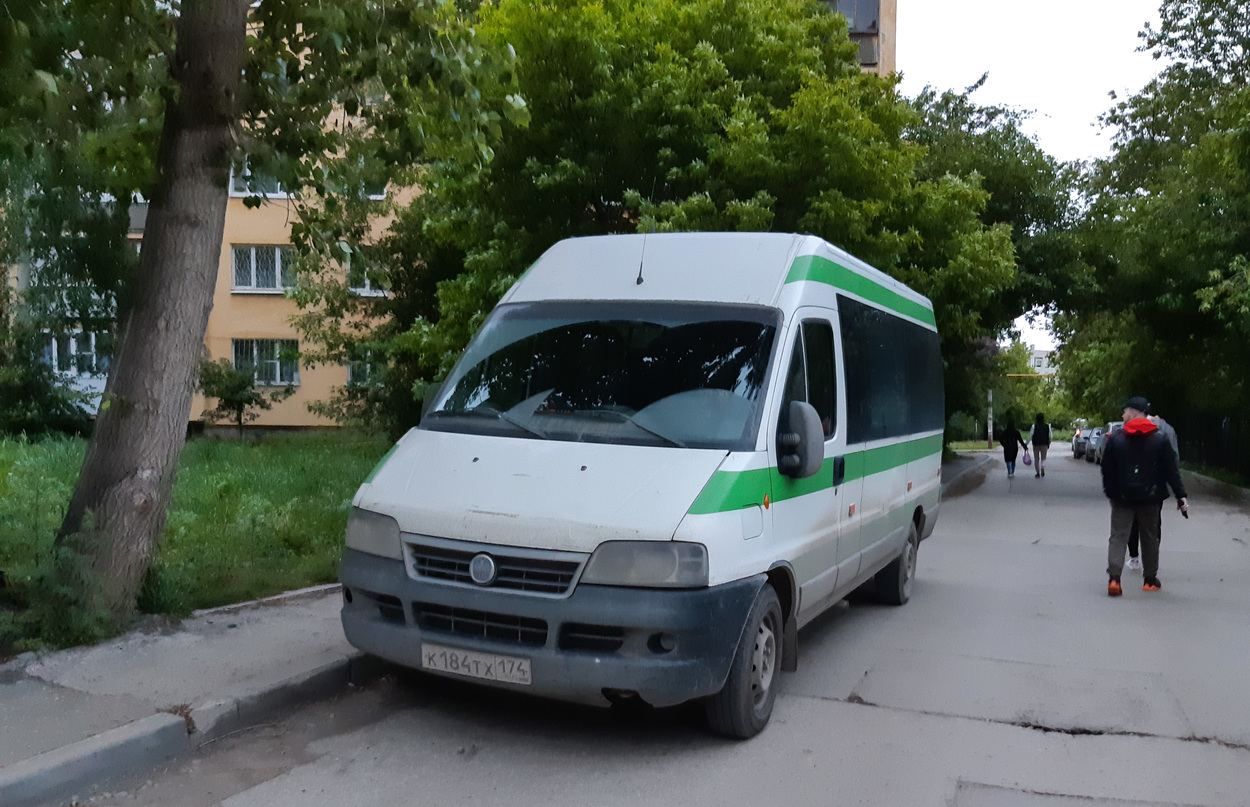 Челябинская область, FIAT Ducato 244 CSMMC-RLL, -RTL № К 184 ТХ 174