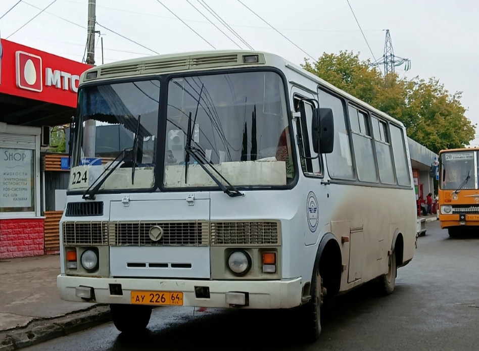 Саратовская область, ПАЗ-32053 № АУ 226 64