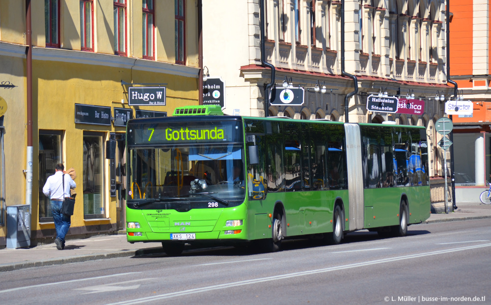 Швеция, MAN A23 Lion's City G NG313 CNG № 298