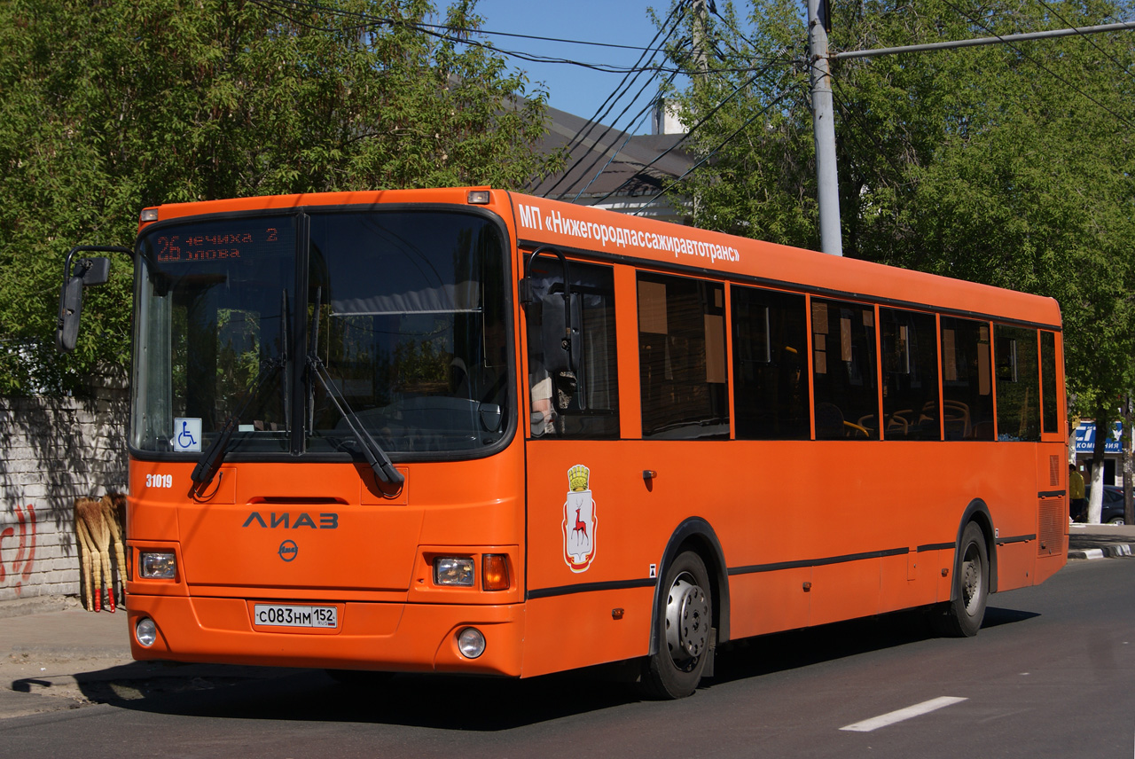 Нижегородская область, ЛиАЗ-5293.60 № 31019